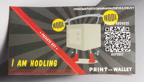 Hodl Paper Wallet